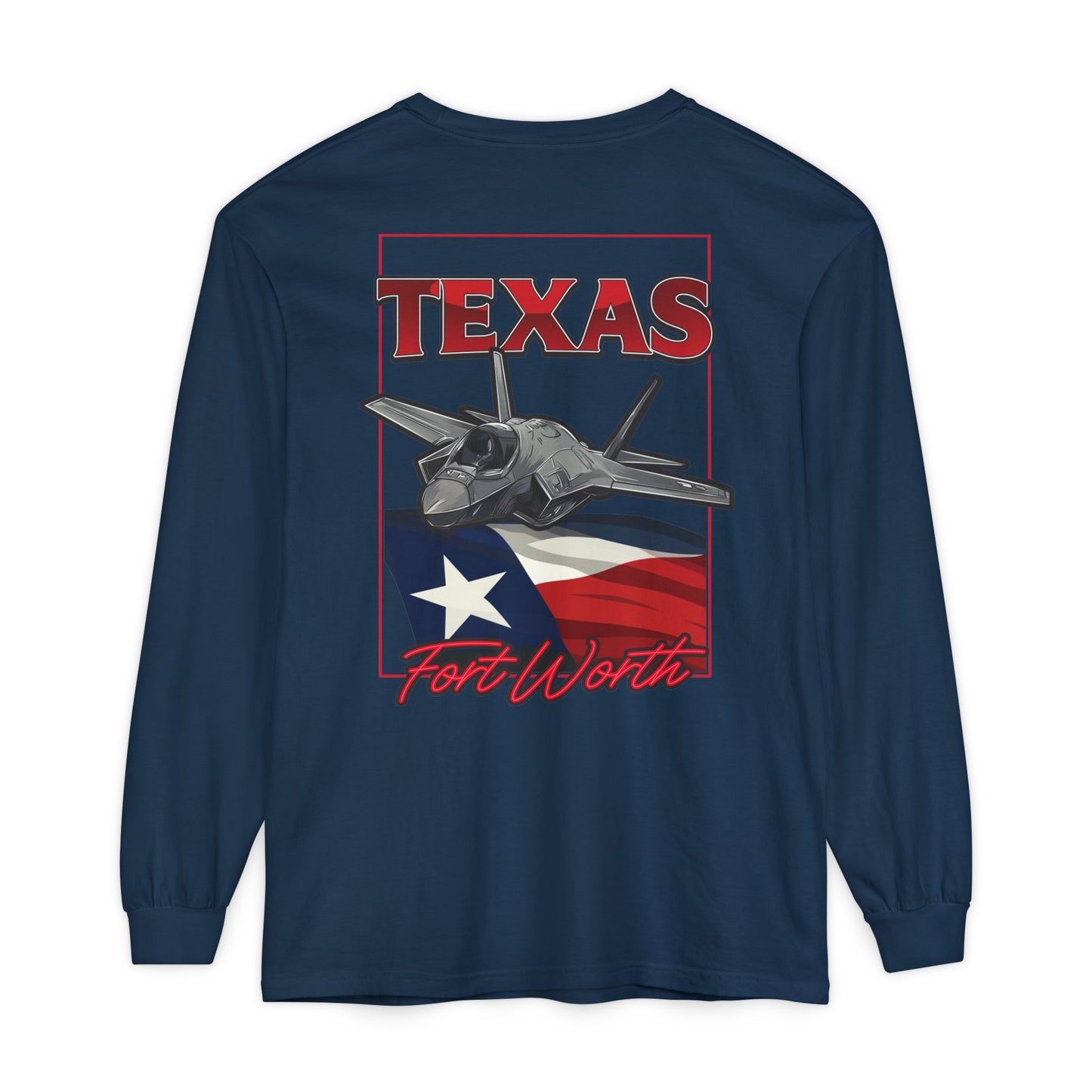 Comfort colors - Texas F-35 Long Sleeve