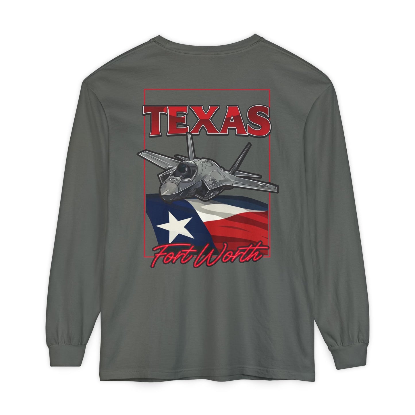 Comfort colors - Texas F-35 Long Sleeve