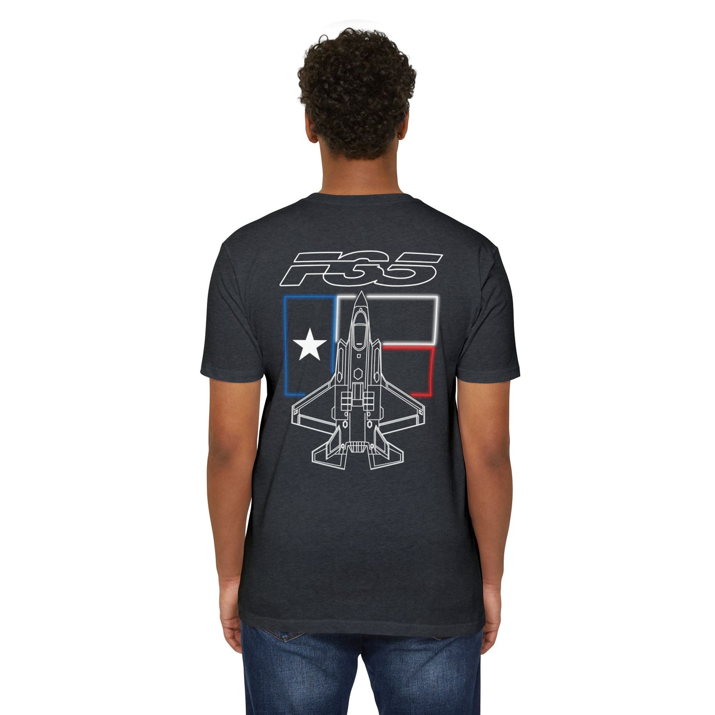 F-35 Texas Jet T-Shirt — Military Fighter Graphic Tee