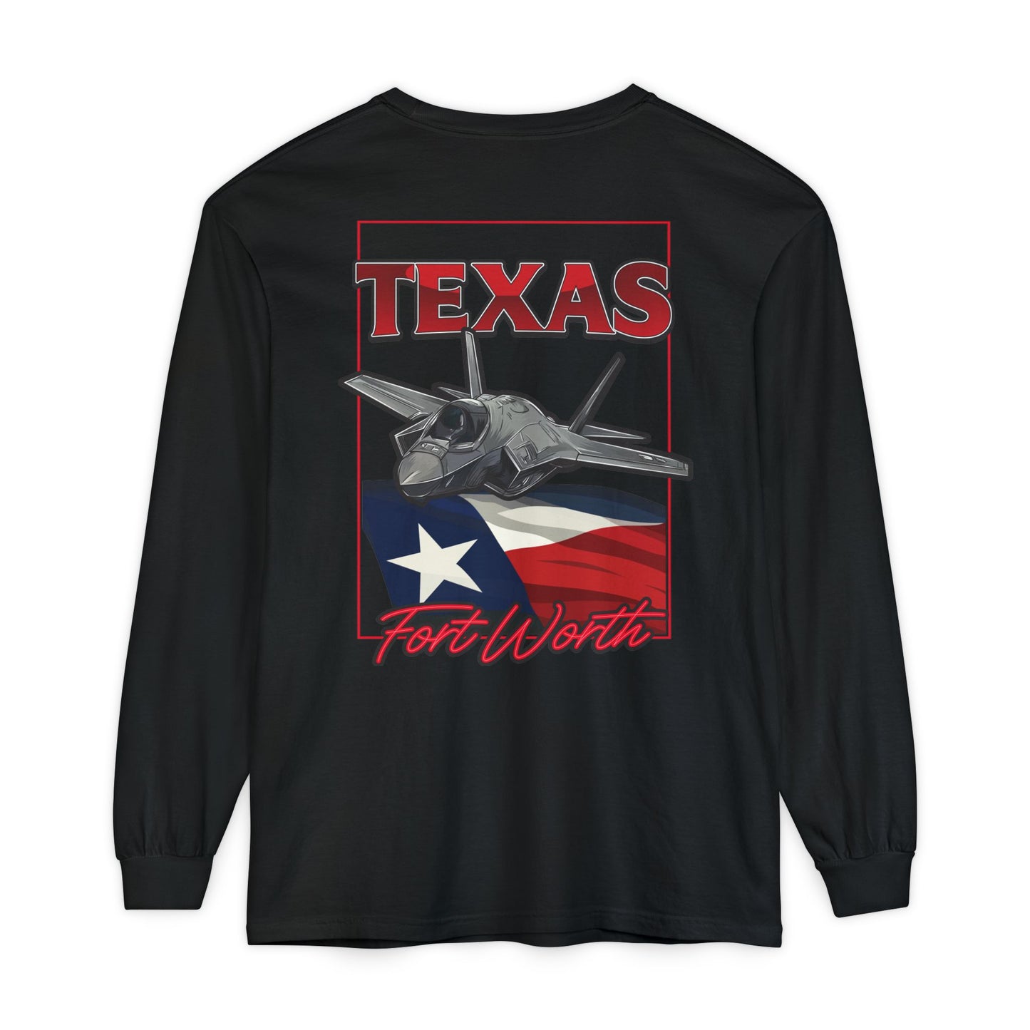 Comfort colors - Texas F-35 Long Sleeve