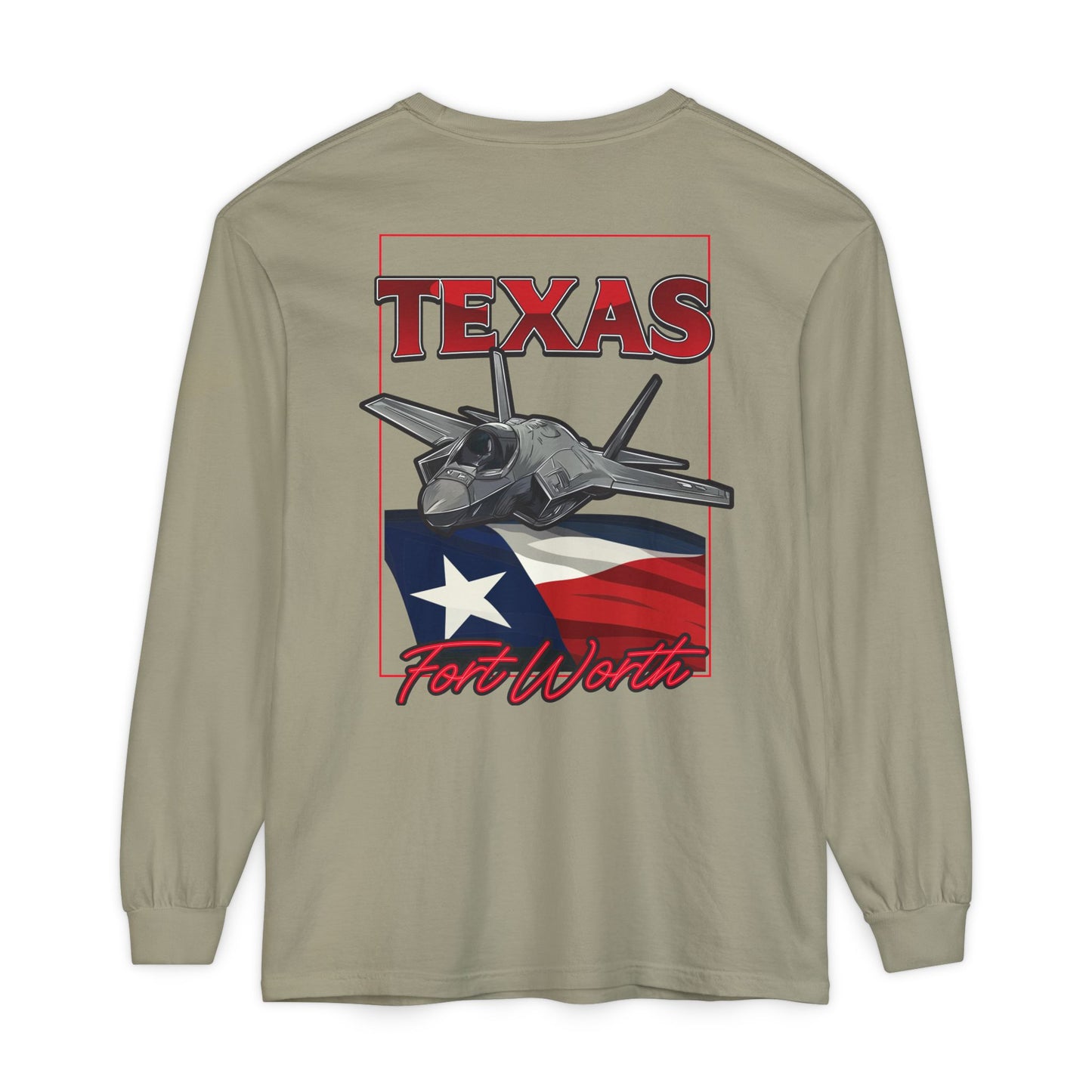 Comfort colors - Texas F-35 Long Sleeve