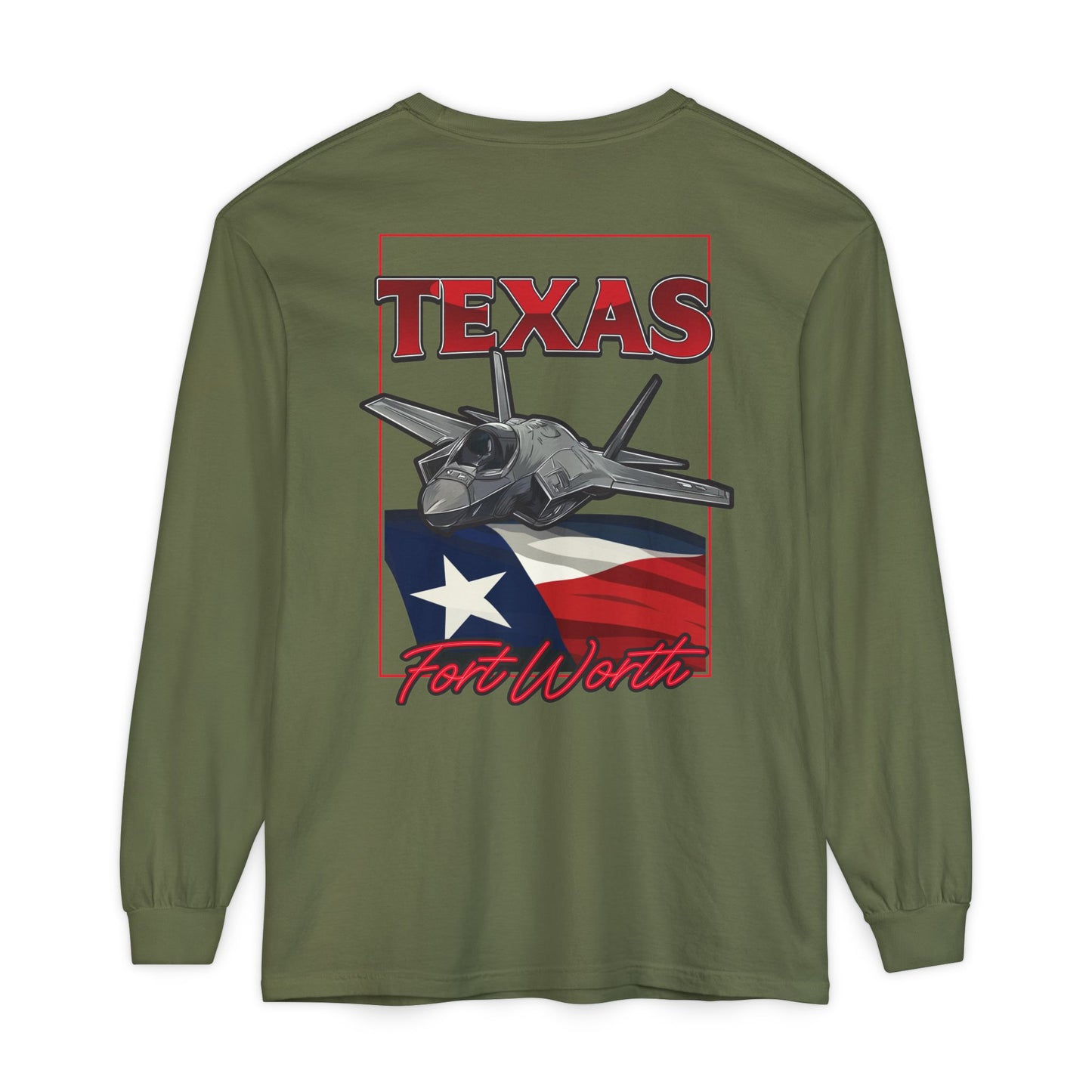 Comfort colors - Texas F-35 Long Sleeve