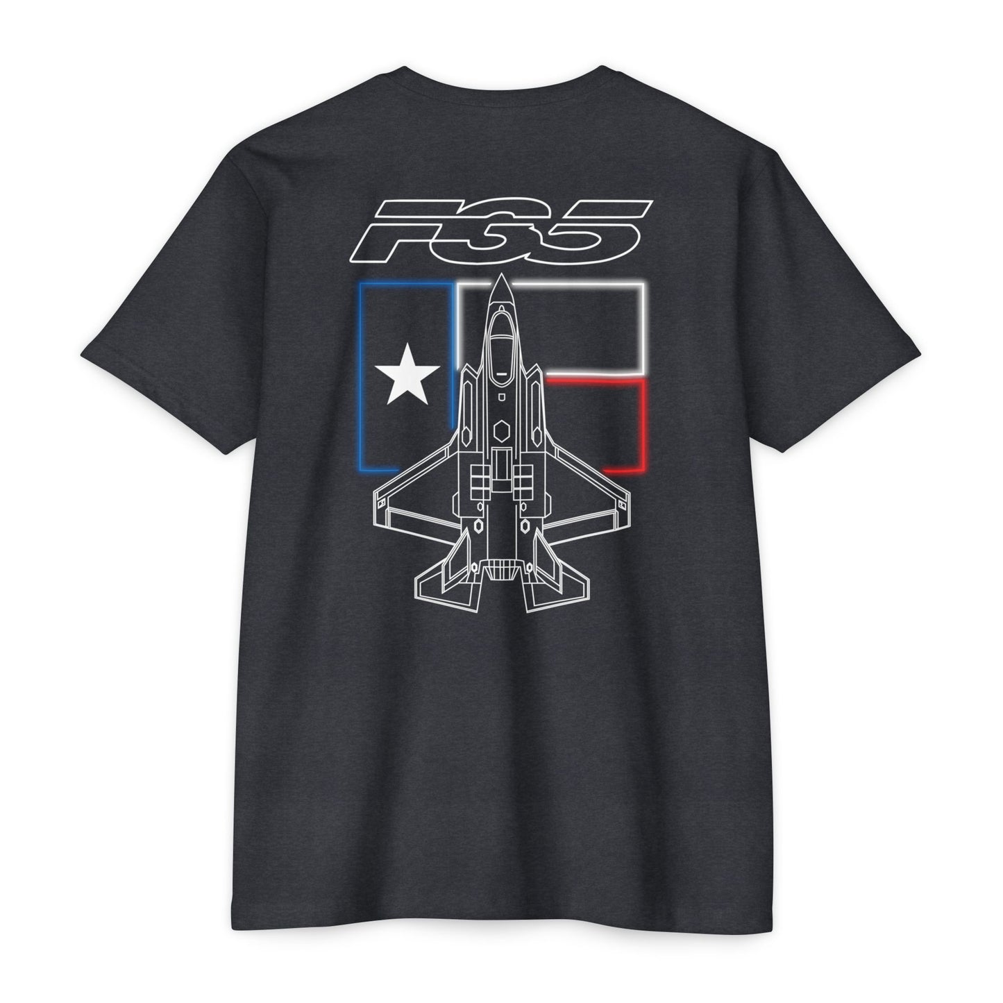 F-35 Texas Jet T-Shirt — Military Fighter Graphic Tee