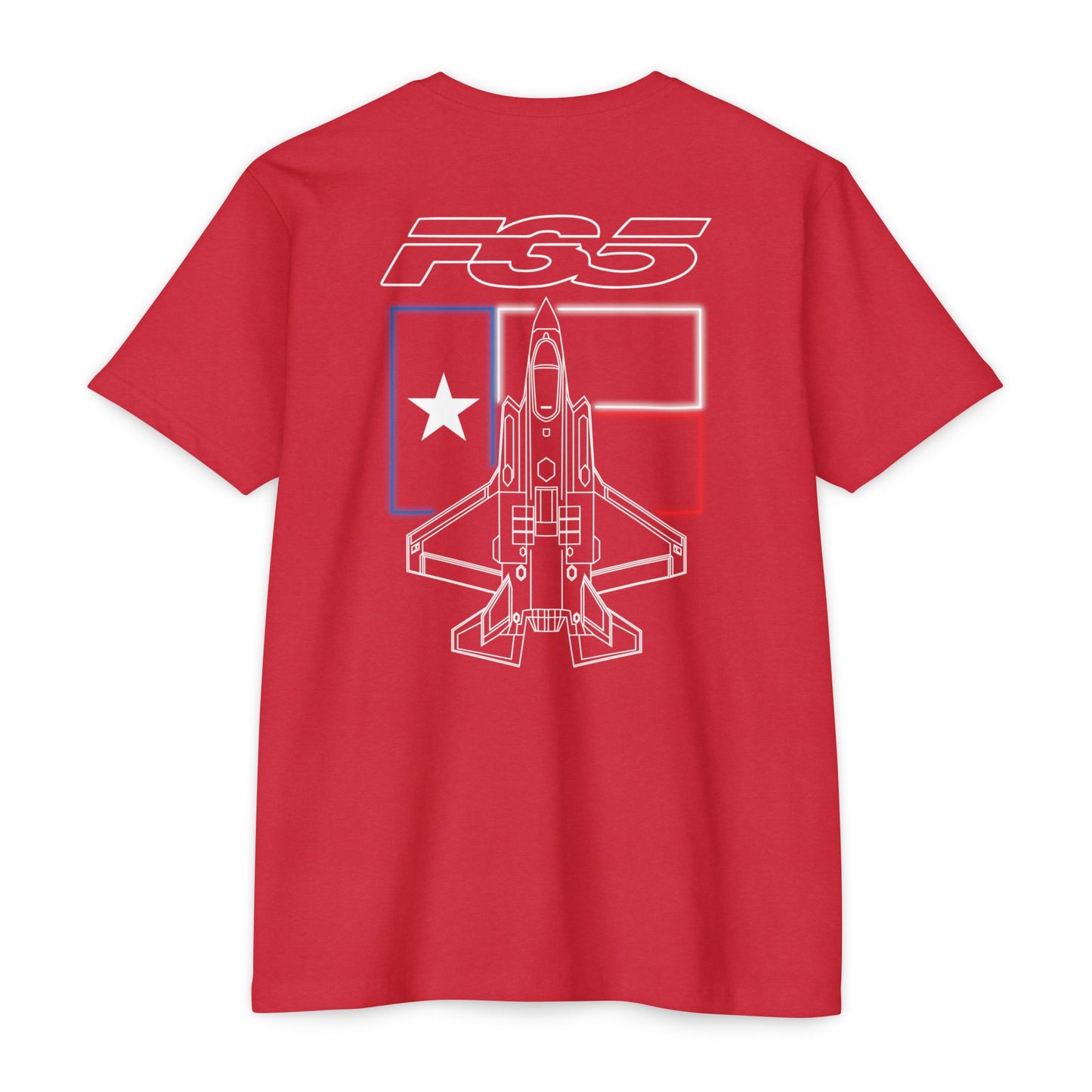 F-35 Texas Jet T-Shirt — Military Fighter Graphic Tee