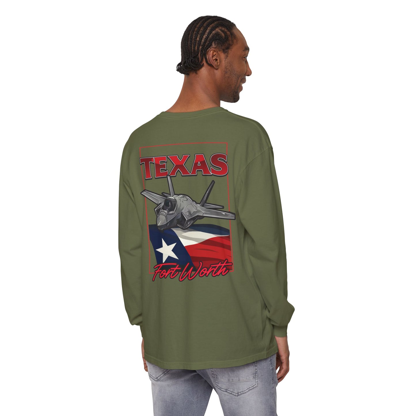 Comfort colors - Texas F-35 Long Sleeve