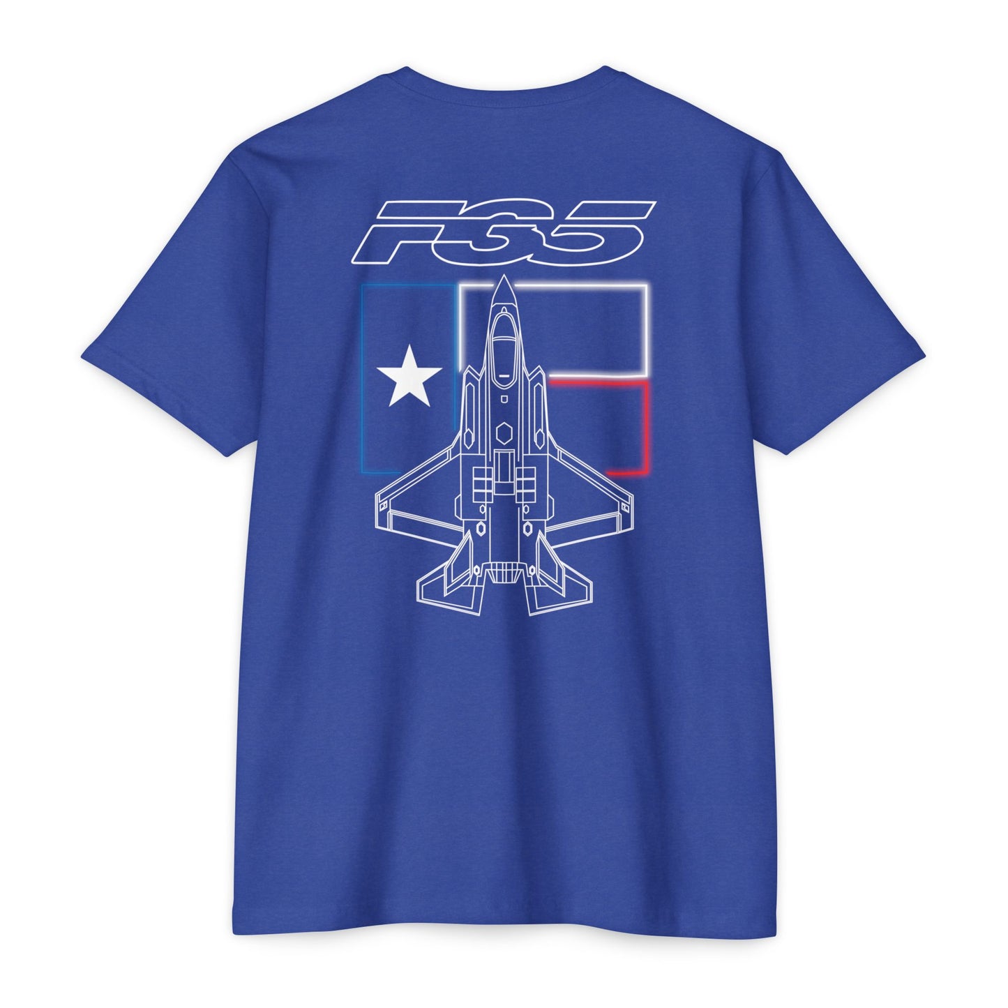 F-35 Texas Jet T-Shirt — Military Fighter Graphic Tee