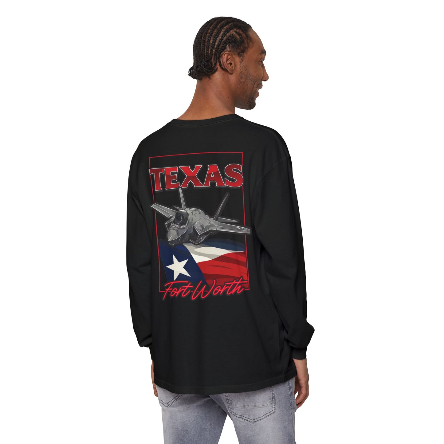 Comfort colors - Texas F-35 Long Sleeve