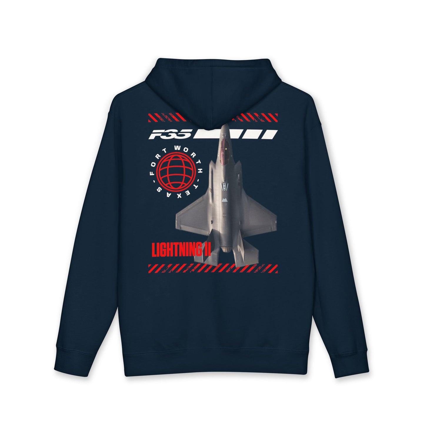 F-35 Lightning II Hoodie – Military Jet Aviation Graphic Pullover