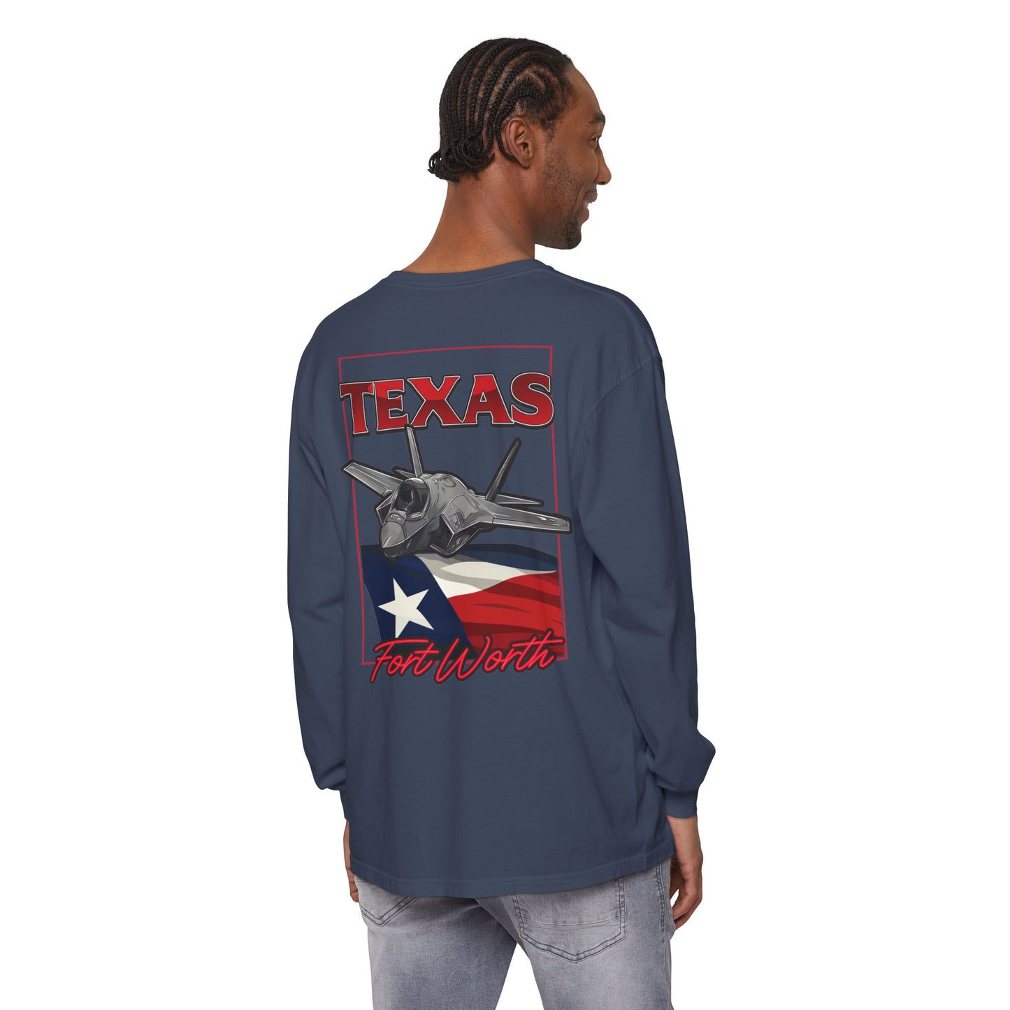 Comfort colors - Texas F-35 Long Sleeve