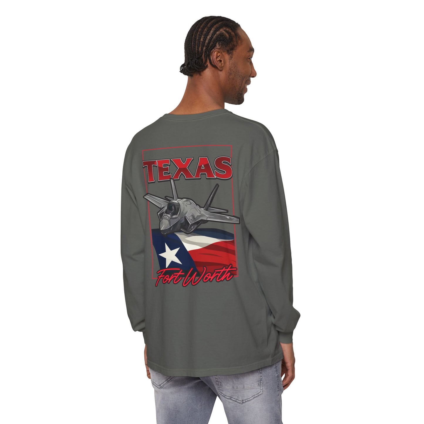 Comfort colors - Texas F-35 Long Sleeve