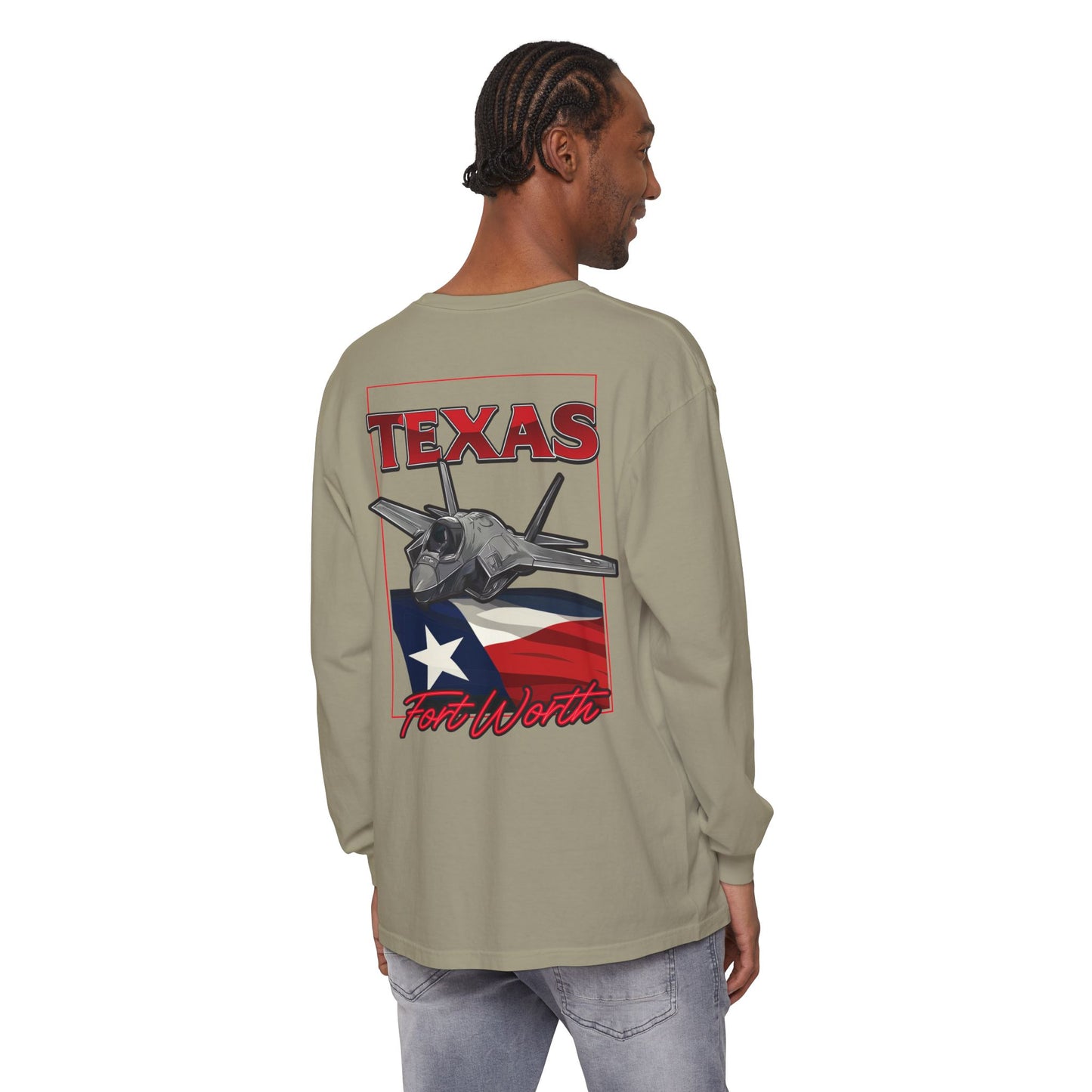Comfort colors - Texas F-35 Long Sleeve