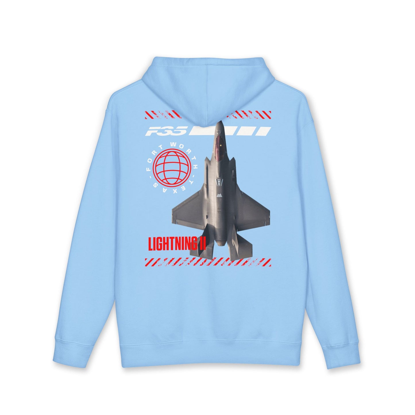 F-35 Lightning II Hoodie – Military Jet Aviation Graphic Pullover