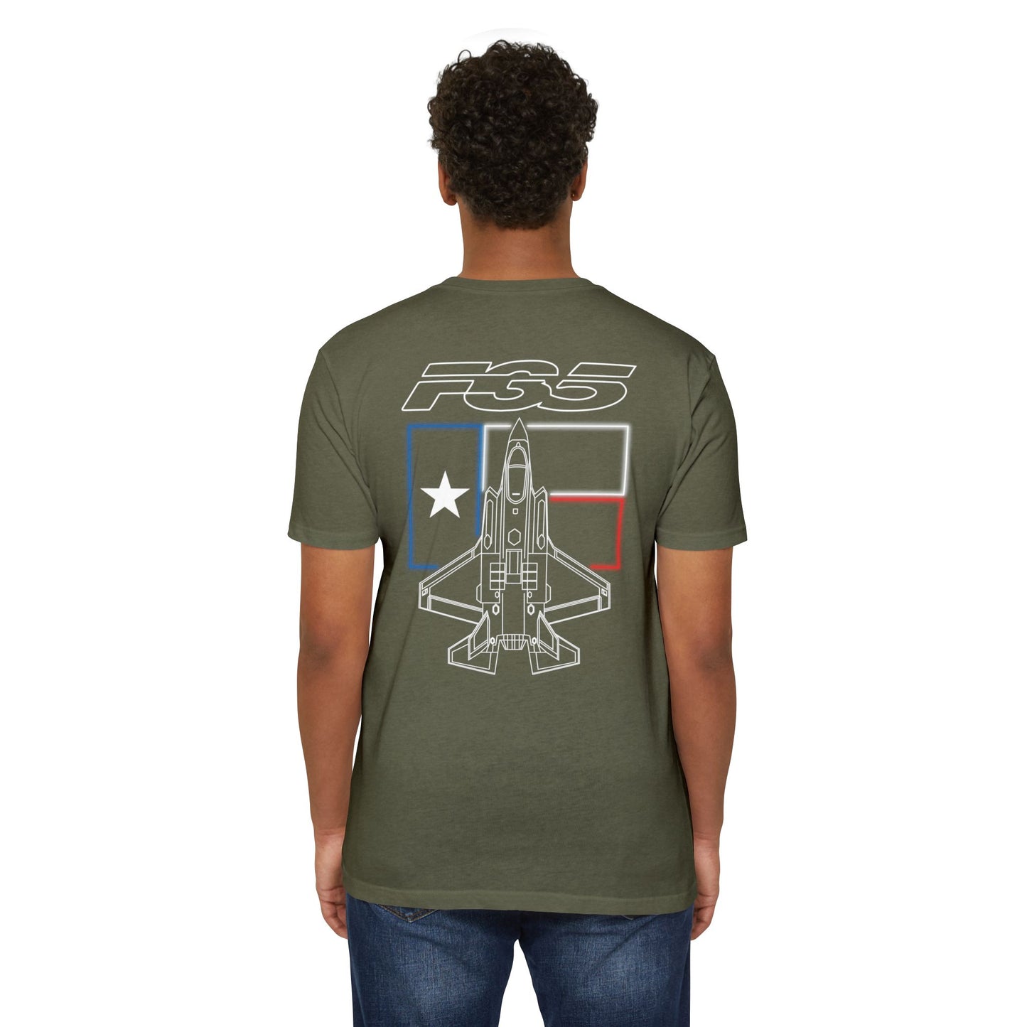 F-35 Texas Jet T-Shirt — Military Fighter Graphic Tee