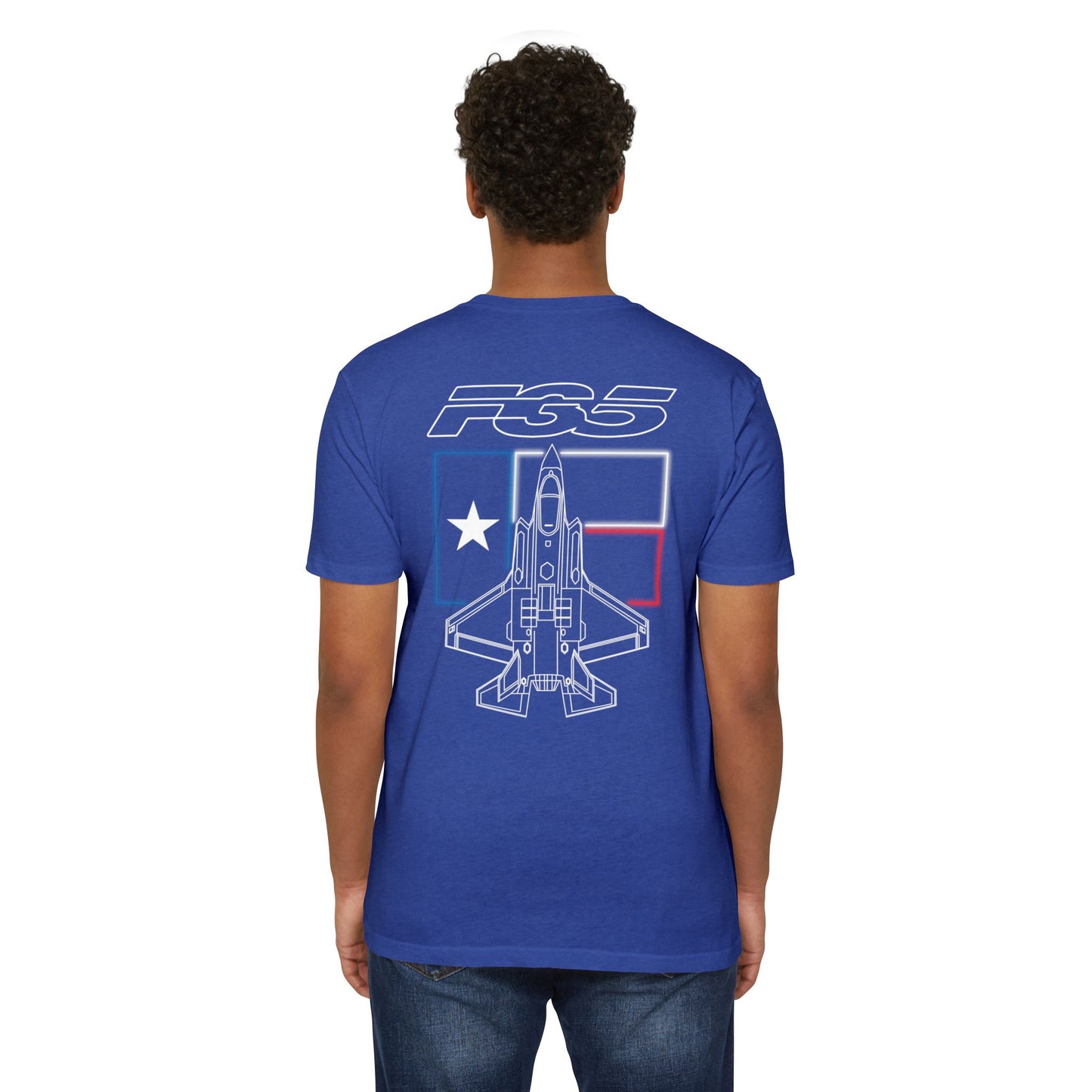 F-35 Texas Jet T-Shirt — Military Fighter Graphic Tee