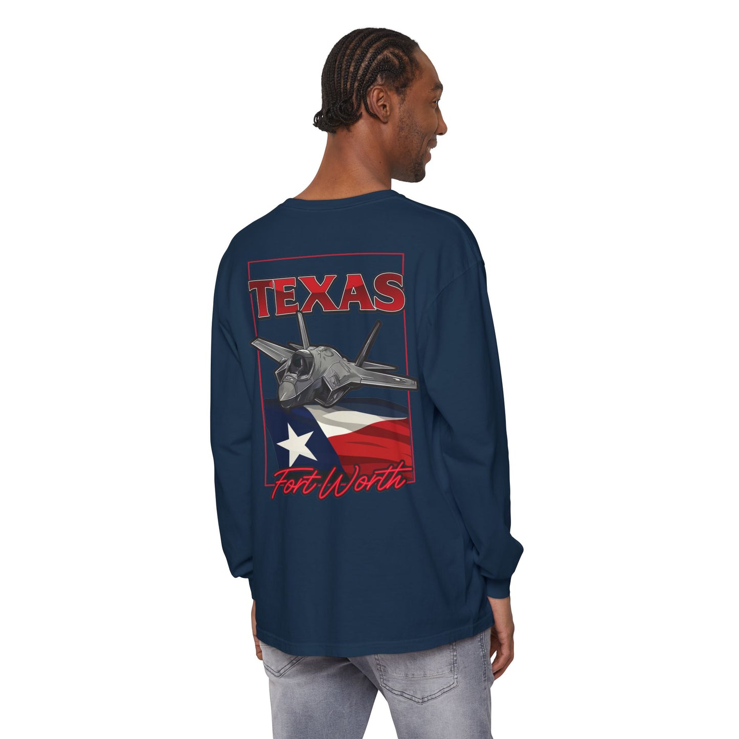 Comfort colors - Texas F-35 Long Sleeve
