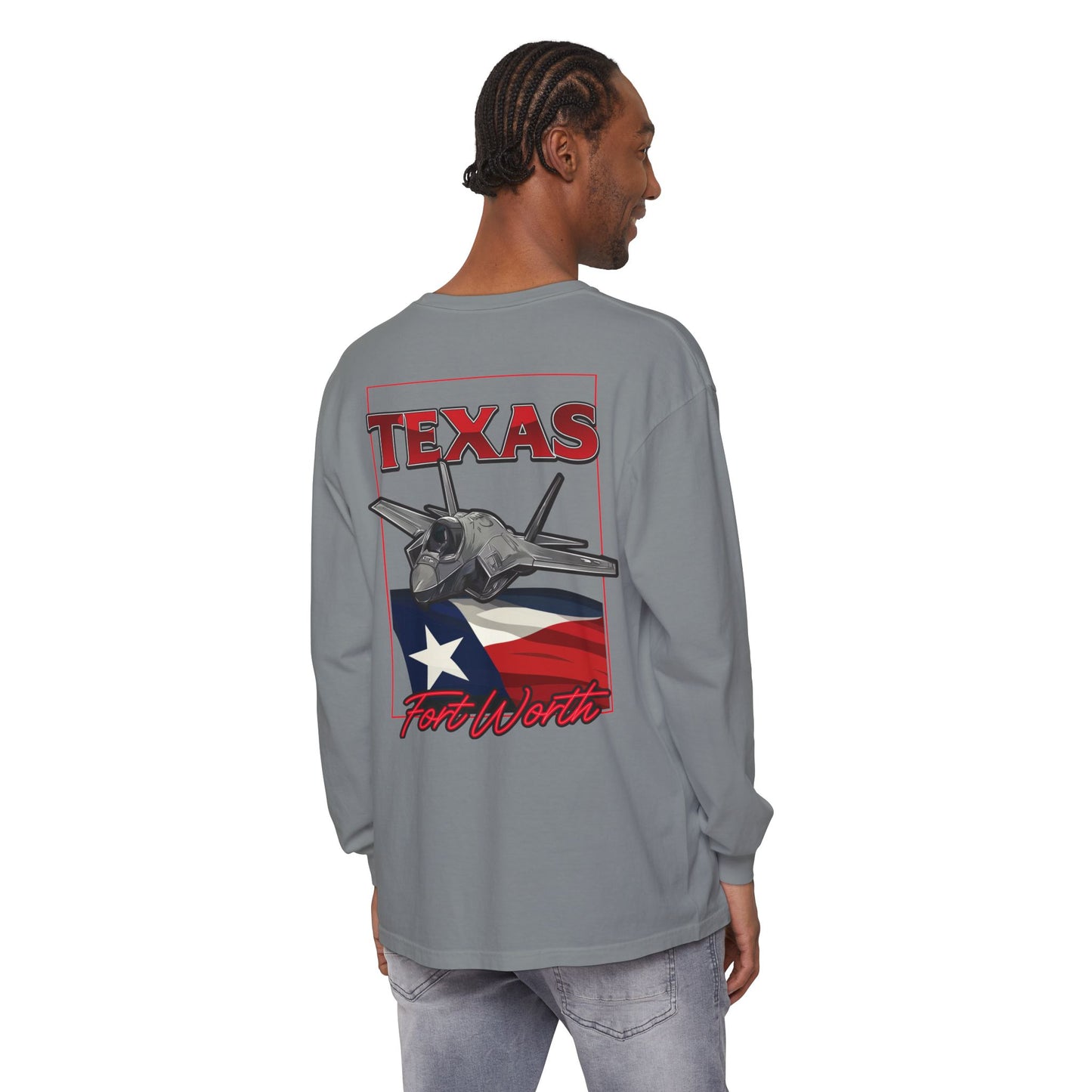 Comfort colors - Texas F-35 Long Sleeve