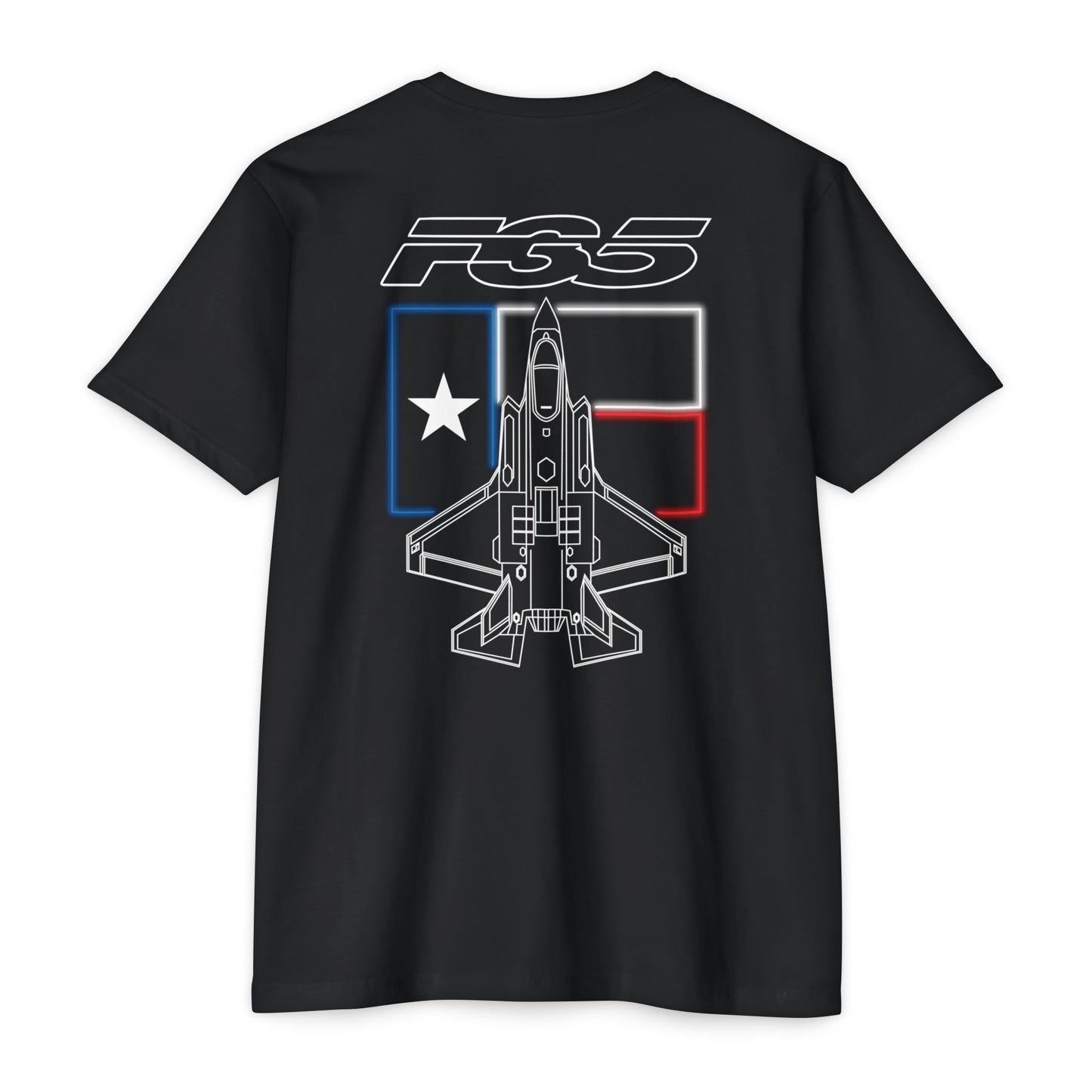 F-35 Texas Jet T-Shirt — Military Fighter Graphic Tee