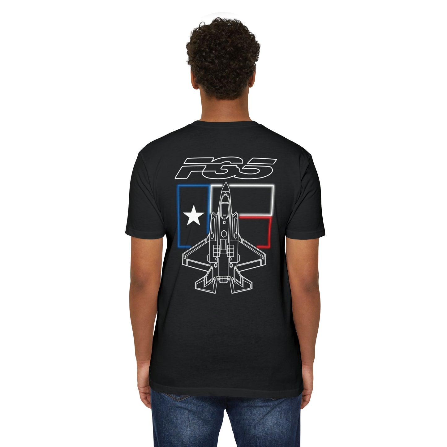 F-35 Texas Jet T-Shirt — Military Fighter Graphic Tee