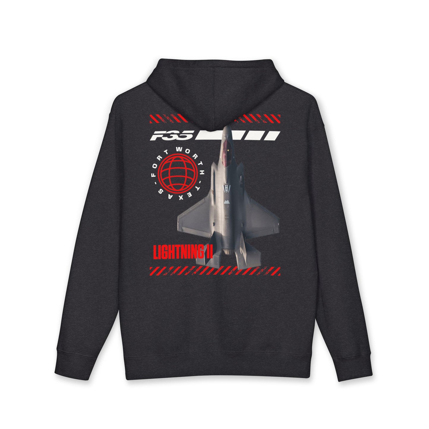 F-35 Lightning II Hoodie – Military Jet Aviation Graphic Pullover