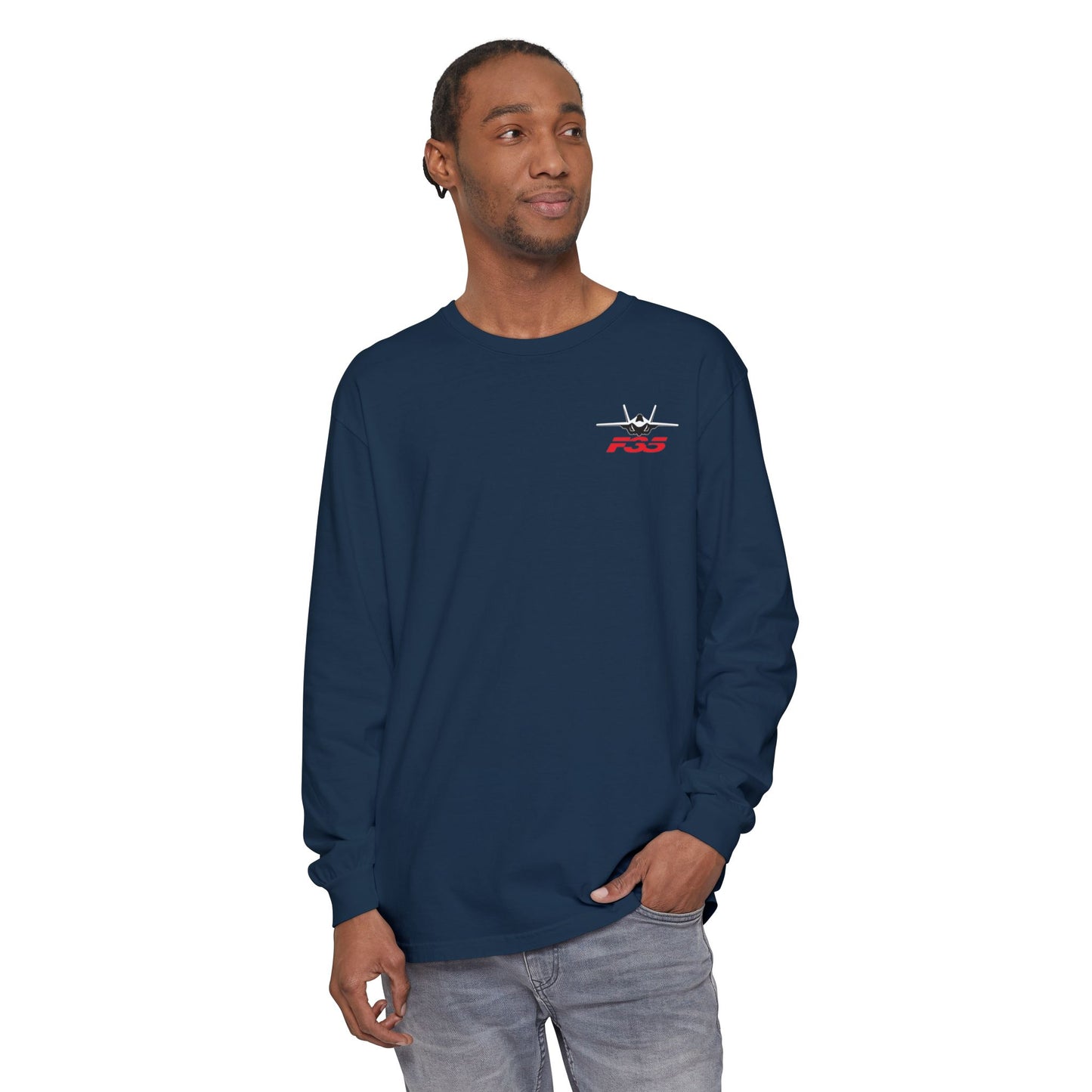 Comfort colors - Texas F-35 Long Sleeve